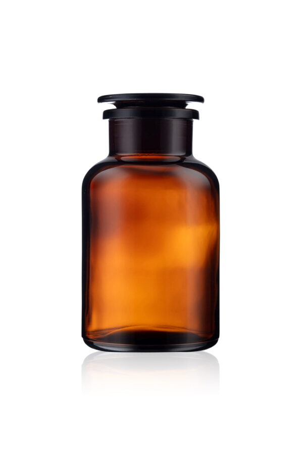 1000ml Amber Glass Reagent Bottle & Ground Stopper