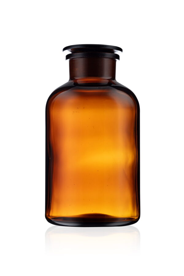 2000ml Amber Glass Reagent Bottle & Ground Stopper
