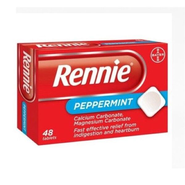 Rennie Peppermint 48 Tablets