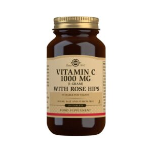 Solgar Vitamin C 100mg With Rose Hips 250 Tablets