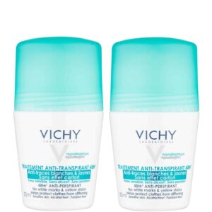 Vichy No Marks Roll-on Deodorant Duo 2 x 50ml