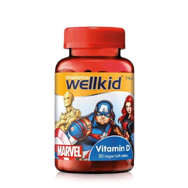 Vitabiotics Wellkid Marvel Vitamin D 50's