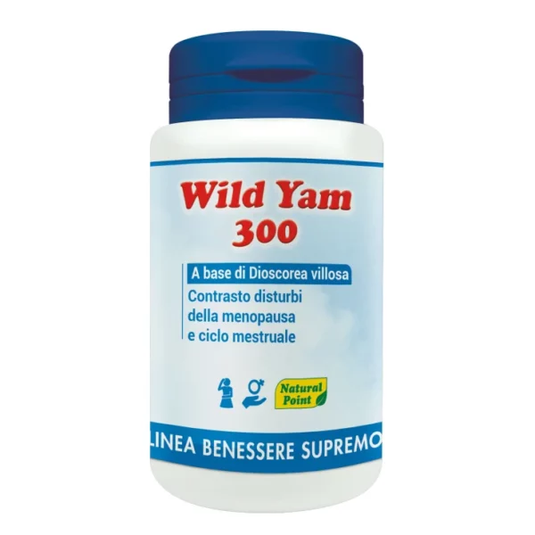 Wild Yam 300 Supremo Natural Point Wellness Line 50 Capsules