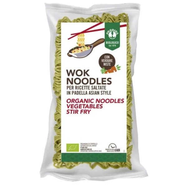 WOK NOODLES ORGANIC VEGETABLES 250G
