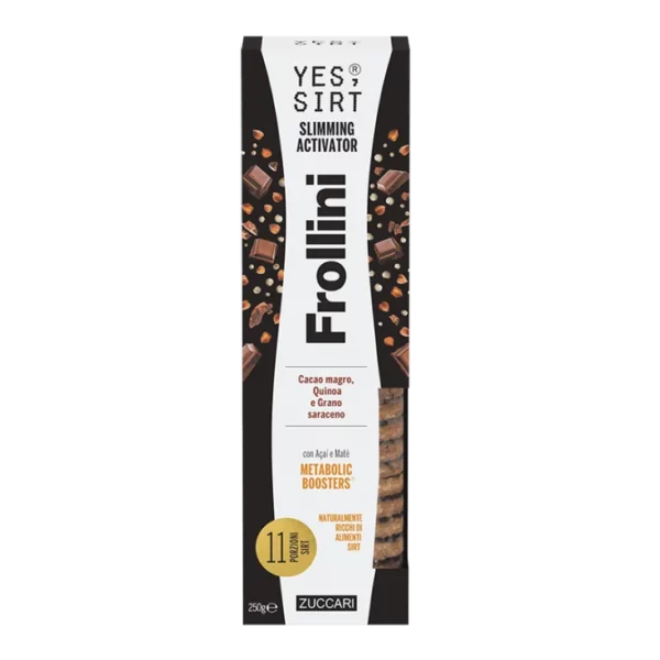 Yes Sirt Shortbread Cocoa Low-fat Quinoa and Buckwheat Zuccari 250g
