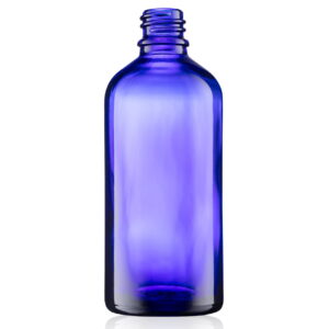 100ml Blue York Glass Dropper Bottle
