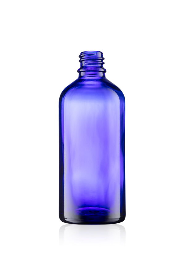 100ml Blue York Glass Dropper Bottle