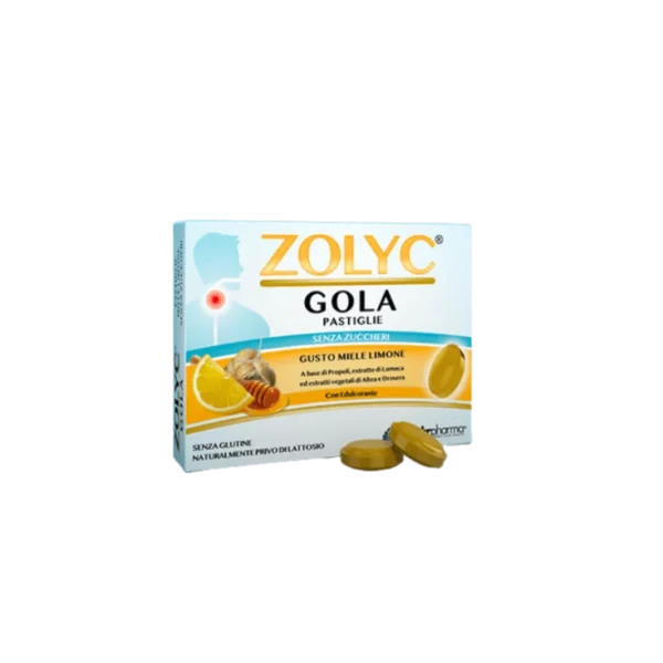 Zolyc Throat Honey Lemon Shedir Pharma 36 Sugar Free Tablets