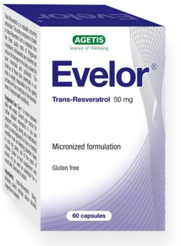 Agetis Evelor 50mg x 60 Capsules