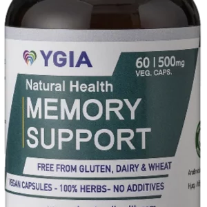 Ygia Memory Support x 60 Capsules - Strengthens Memory & Function Of The Brain