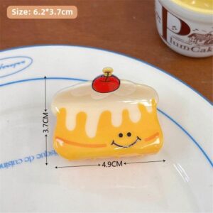 Cute Cartoon Acrylic Hair Claws Sweet Girl Hair Clips - 1  cherry cream pudding gripper
