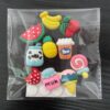 Cute Cartoon Cream Resin DIY Hair Clip Accessories - Food and play series B soft glue 10 PCs pack 1 pack (10 PCs fixed style soft glue +10 dispensing)