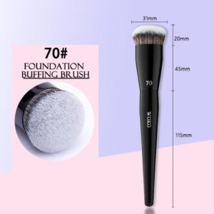 Flat Top Foundation Makeup Brushes Flat Angled Synthetic Hair Face Contour Foundation Liquid Cream Bronzer ing Makeup Tool