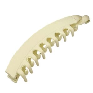 Banana Hair Clips Strong Hold Ponytail Holder Clip Matte Clips for Women Girls Hair Accessories,Creamy White NO5124
