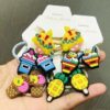 10pcsset Cute Cake Ice Cream Colorful Hair Accessories