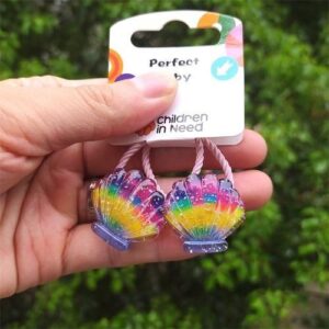 2pcs Cute Ice Cream Princess Headwear Kids Elastic Hair