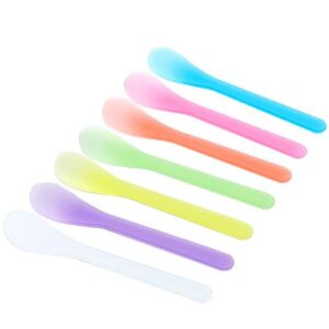 5pcs Reusable Facial Mask Scoops Super Soft Skincare DIY Facial Mask Apply Tools for Blending Liquid Cream,A NO5246