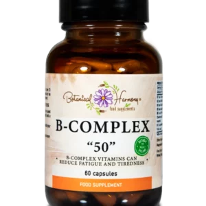 BOTANICAL HARMONY B-COMPLEX 50MG, REDUCE FATIGUE AND TIREDNESS 60CAPSULES