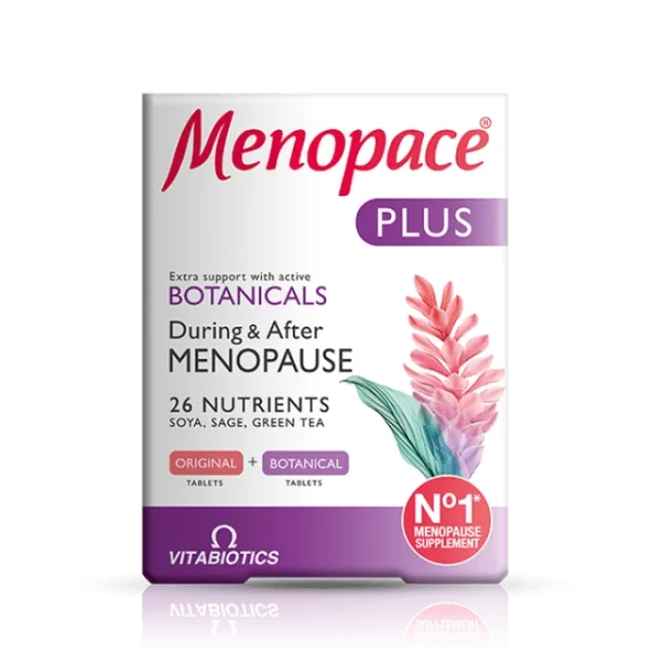 VITABIOTICS MENOPACE PLUS, EXTRA SUPPORT DURING & AFTER MENOPAUSE 56TABLETS