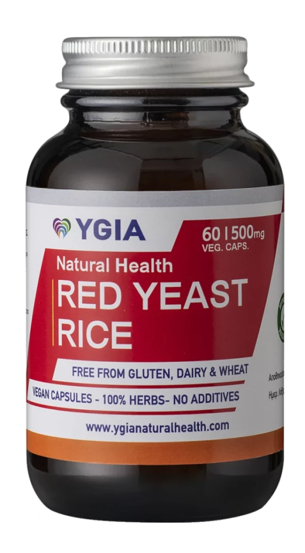 YGIA RED YEAST RICE, REDUCE CHOLESTEROL LEVELS 60CAPSULES