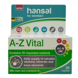 HANSAL A-Z VITAL MULTIVITAMIN 30CAPSULES
