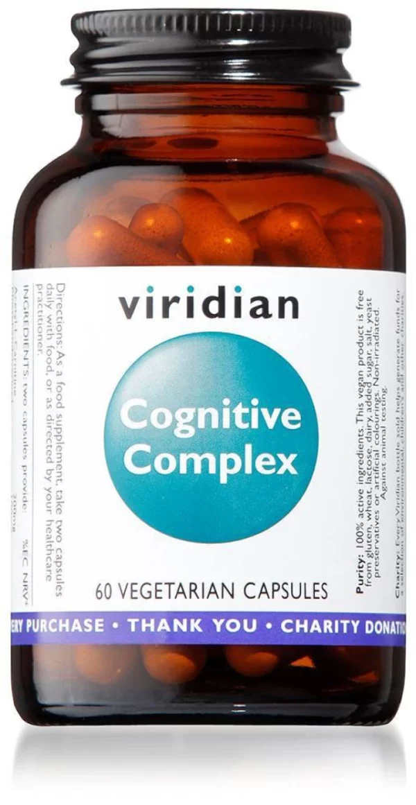 VIRIDIAN COGNITIVE COMPLEX 60S, SUPPORT MENTAL FUNCTION INLCUDING MEMORY, LEARNING AND CONCENTRATION