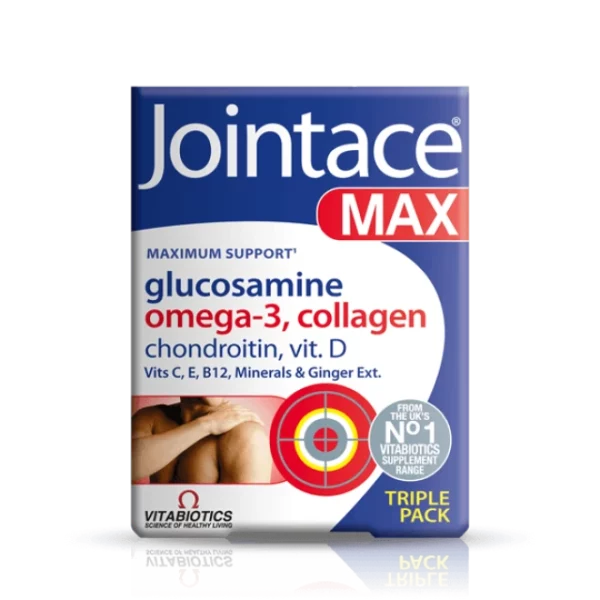 VITABIOTICS JOINTACE MAX, SUPPORTS CARTILAGE& BONE HEALTH 84TABLETS