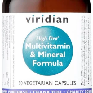VIRIDIAN HIGH FIVE MULTIVITAMIN & MINERAL FORMULA 30s