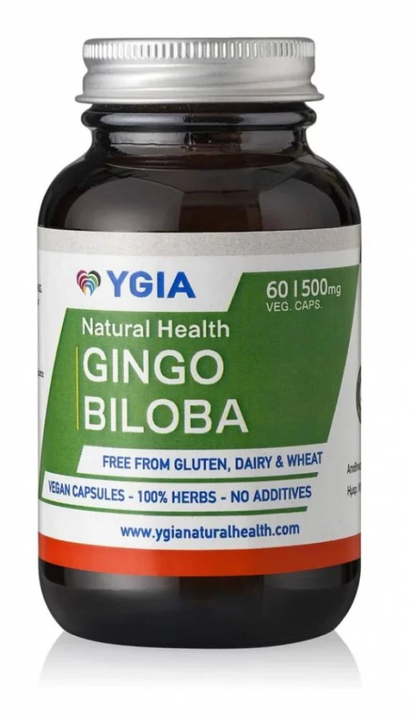YGIA GINGO BILOBA, FOR MEMORY CONCENTRATION 60CAPSULES