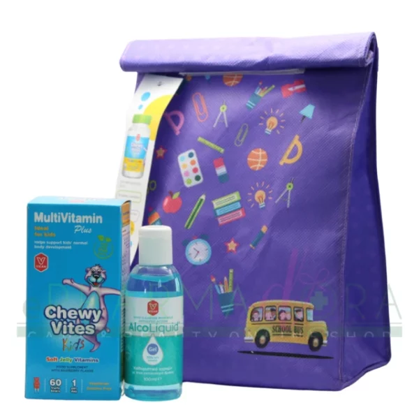 VICAN CHEWY VITES MULTIVITAMIN PLUS SOFT JELLY 60S + ALCOLIQUID GEL 100ML BAG