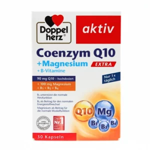 Doppelherz Coenzym Q10 + Magnesium + B1 + B5 + B6 x 30 Tablets