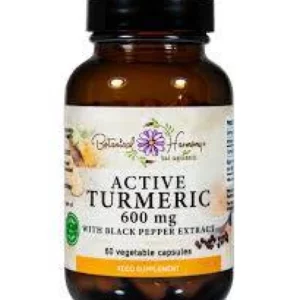 Botanical Harmony Active Turmeric 600mg With Black Pepper x 60 Softgels
