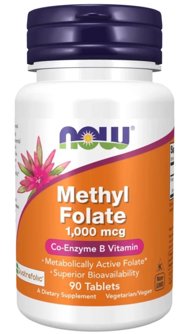 Now Methyl Folate 1000mcg 90tabs