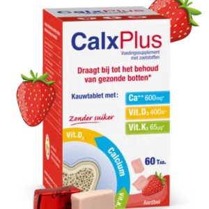 Calx Plus 600mg Chewable 60 Strawberry