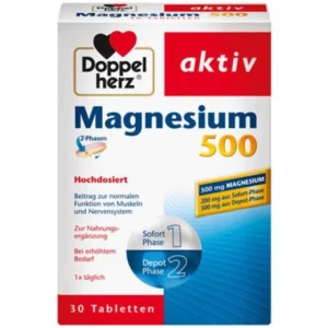 Doppelherz Magnesium 500mg x 30 Tablets