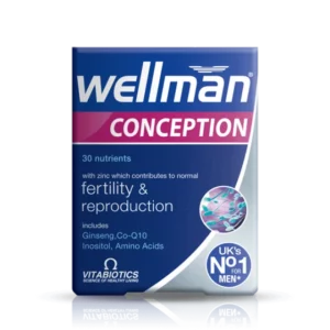 VITABIOTICS WELLMAN CONCEPTION, SUPPORTS FERTILITY & CONCEPTION 30TABLETS