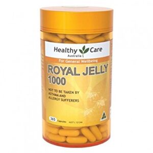 Healthy Care Royal Jelly 1000mg Capsules x 365