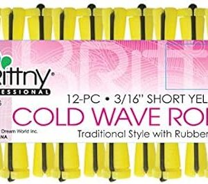 Brittny Rod Cold Wave Short Yellow