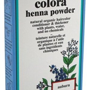 Colora Henna Powder Hair Color - Auburn 2oz