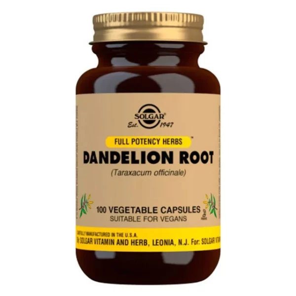 SOLGAR DANDELION ROOT 100VEGETARIAN CAPSULES