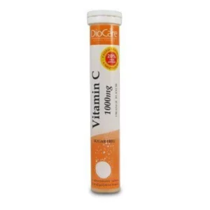 DIOCARE VITAMIN C 1000MG EFFERVESCENT ORANGE FLAVOUR 24TABLETS
