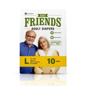 FRIENDS ADULT DIAPERS 10`S LARGE
