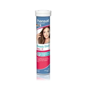HANSAL ZINC+C, ZINC& VITAMIN C EFFERVESCENT TABLETS WITH LEMON FLAVOR 20PIECES