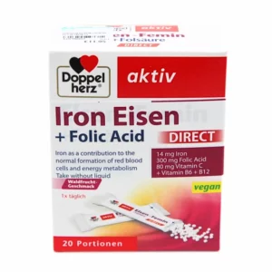 Doppelherz Iron Eisen - Femin + Folic Acid Direct x 20 Sachets