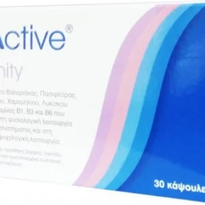 IGACTIVE SERENITY, COMBINATION OF INGREDIENTS FOR NEURAL& PSYCHOLOGY FUNCTION 30CAPSULES