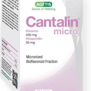 CANTALIN MICRO DIOSMIN 450MG/ HESPERIDIN 50MG. SUPPORTS BLOOD CIRCULATION 96TABLETS