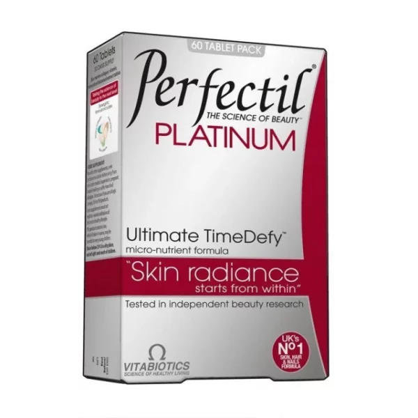 VITABIOTICS PERFECTIL PLATINUM, MICRO-NUTRIENT FORMULA FOR SKIN RADIANCE 60TABLETS
