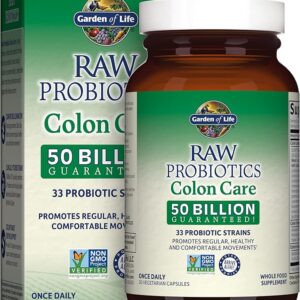 Garden of Life Raw Probiotics Colon Care Capsules X 30