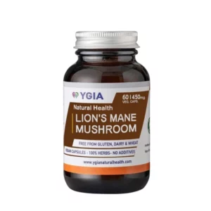 Ygia Lion's Mane Mushroom 450mg x 60 Capsules