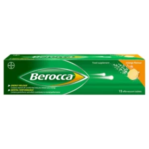 BEROCCA FOOD SUPPLEMENT, FOR ENERGY& MENTAL HEALTH 15 EFFERVESCENT TABLETS